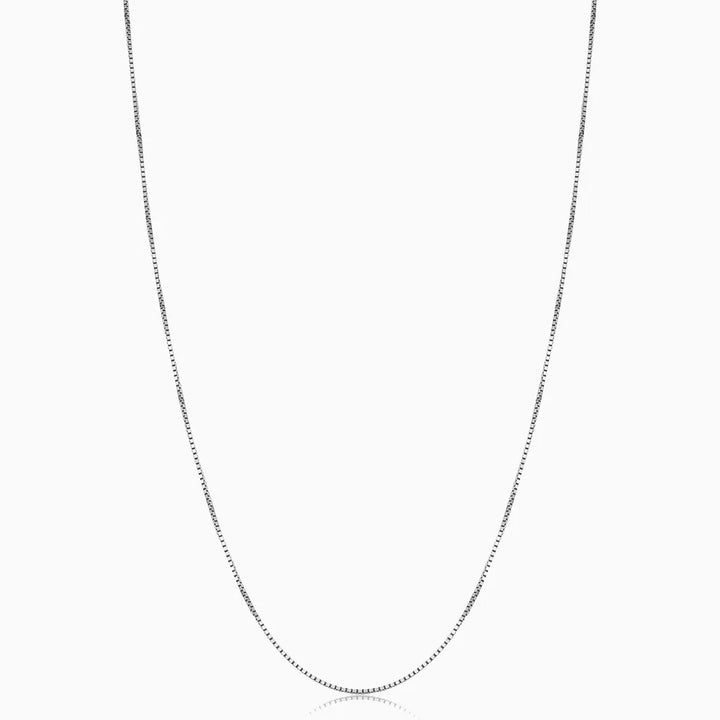 Collier Bodega Box | Or Blanc
