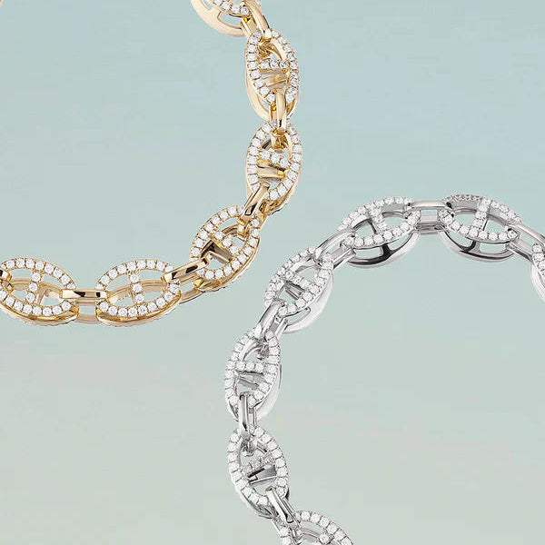 Bracelet Isla Marina | Or Blanc