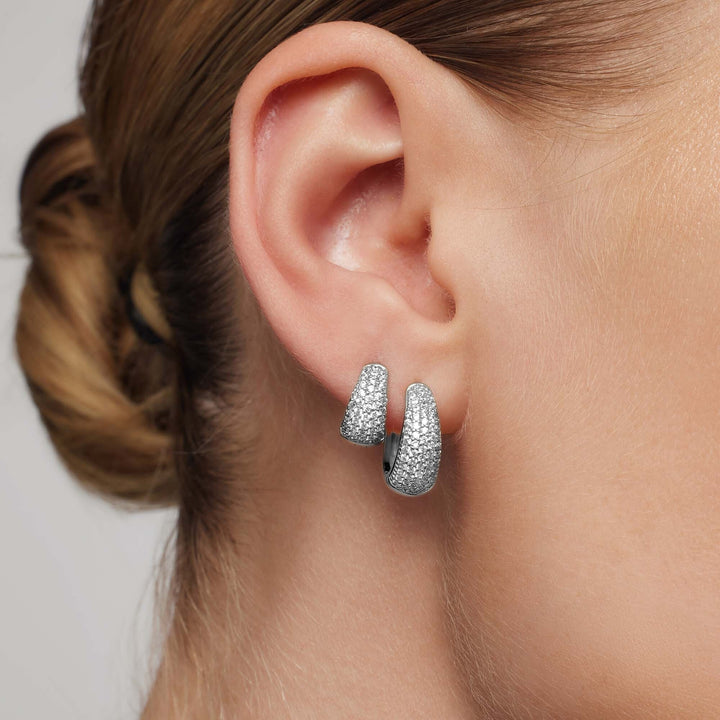 Jules Mini Boucles | Or Blanc
