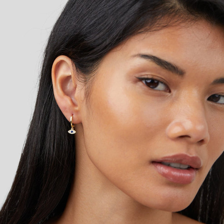 Boucles d'oreilles en forme d'œil Sie