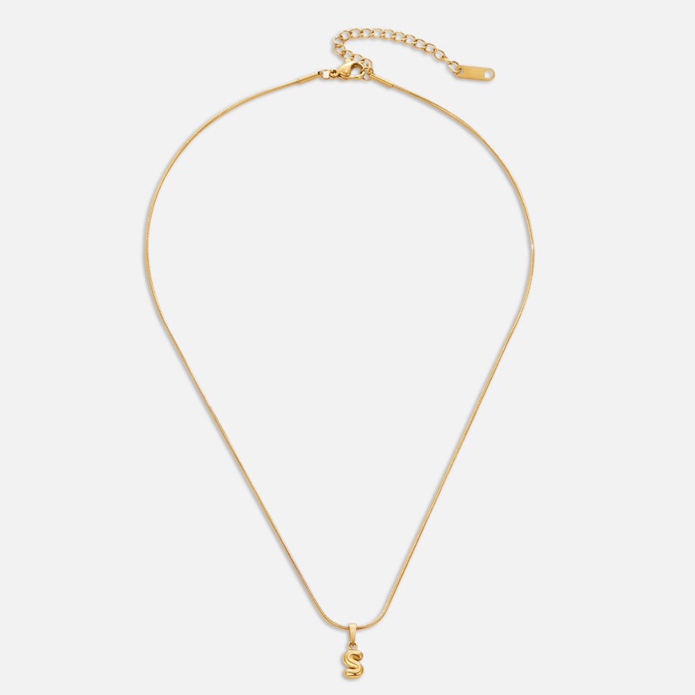Collier en Lettre Bulle Chic