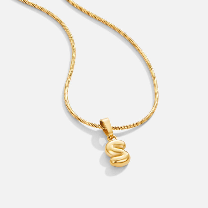 Collier en Lettre Bulle Chic
