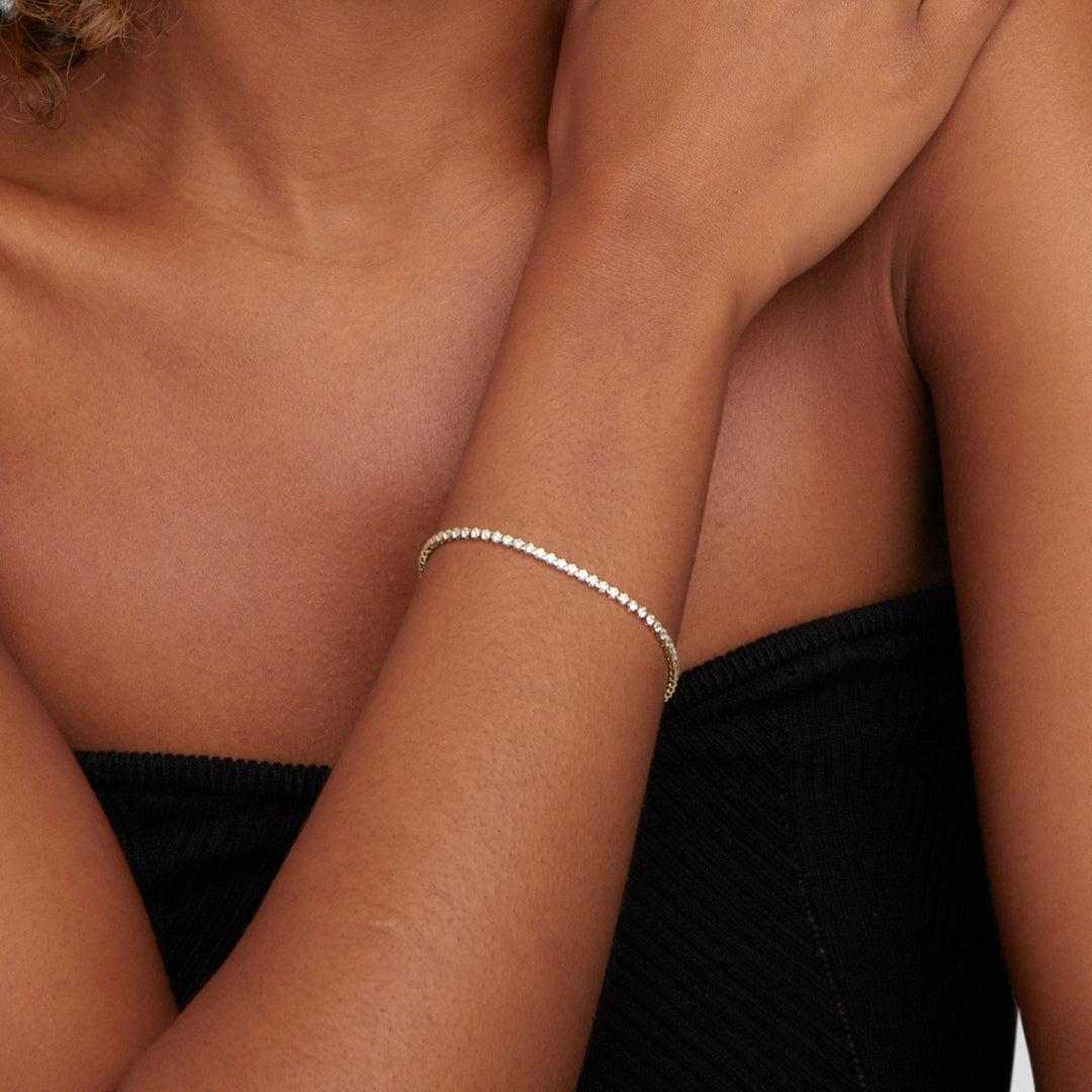 Bracelet de Tennis Cordelia Or