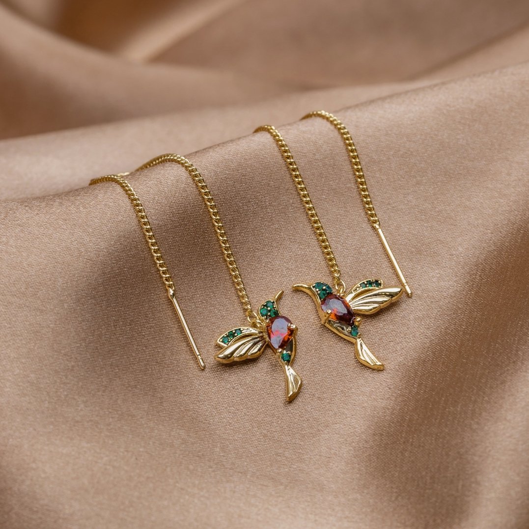 Boucles d'oreilles Colibri Chic