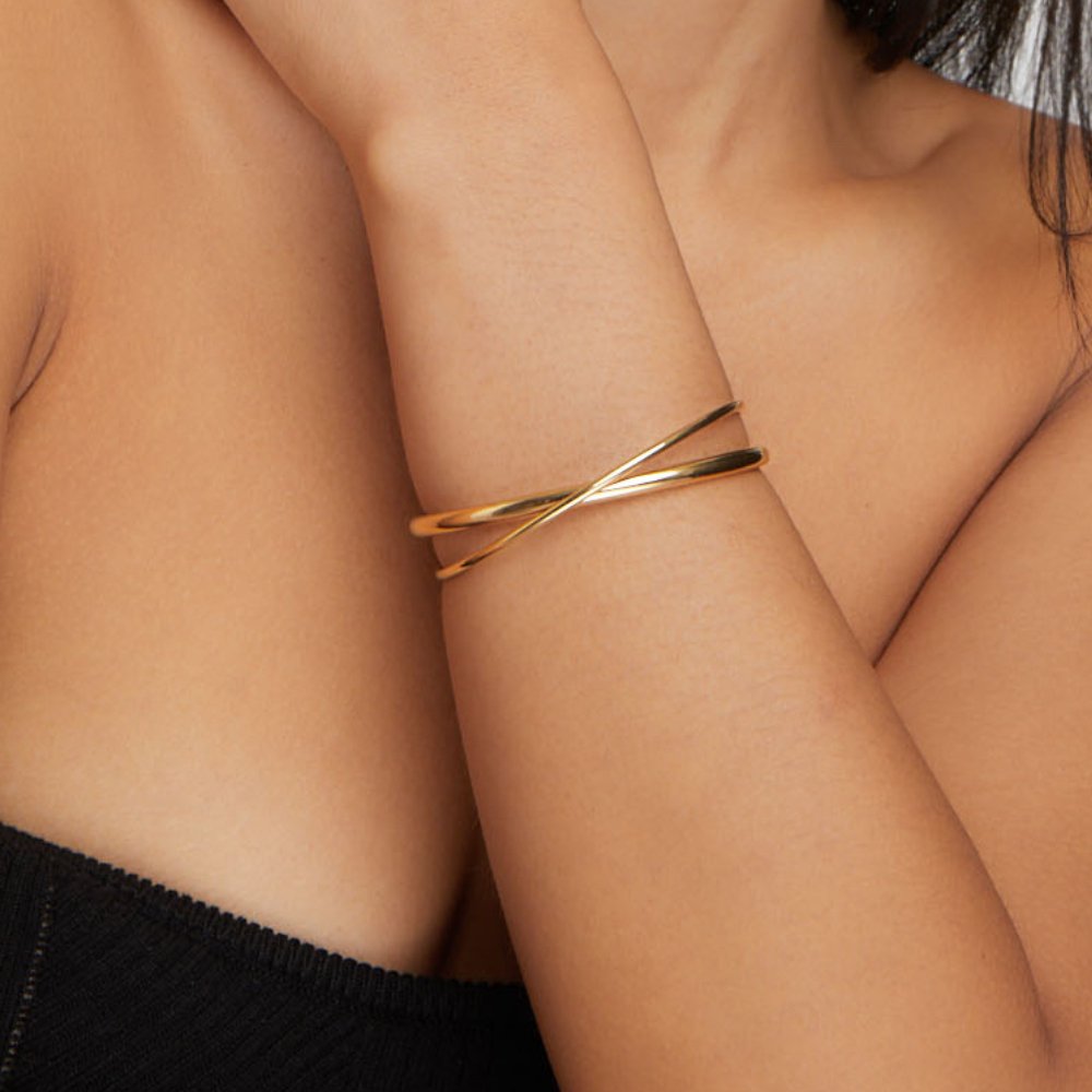 Bracelet Torsade Dorée
