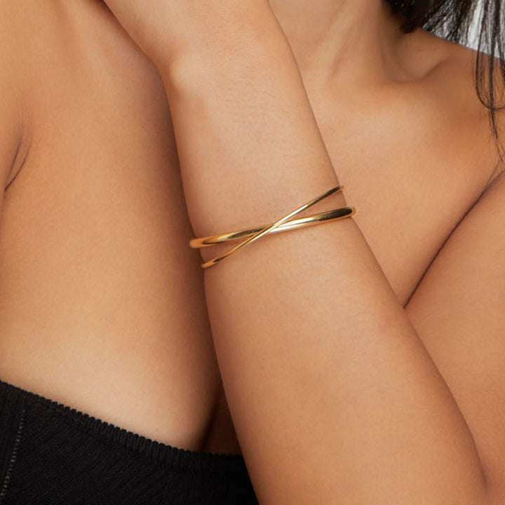 Bracelet Torsade Dorée