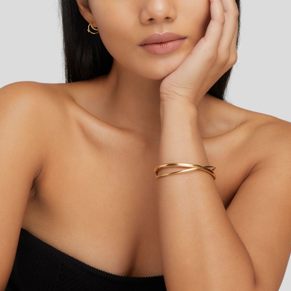 Bracelet Torsade Dorée