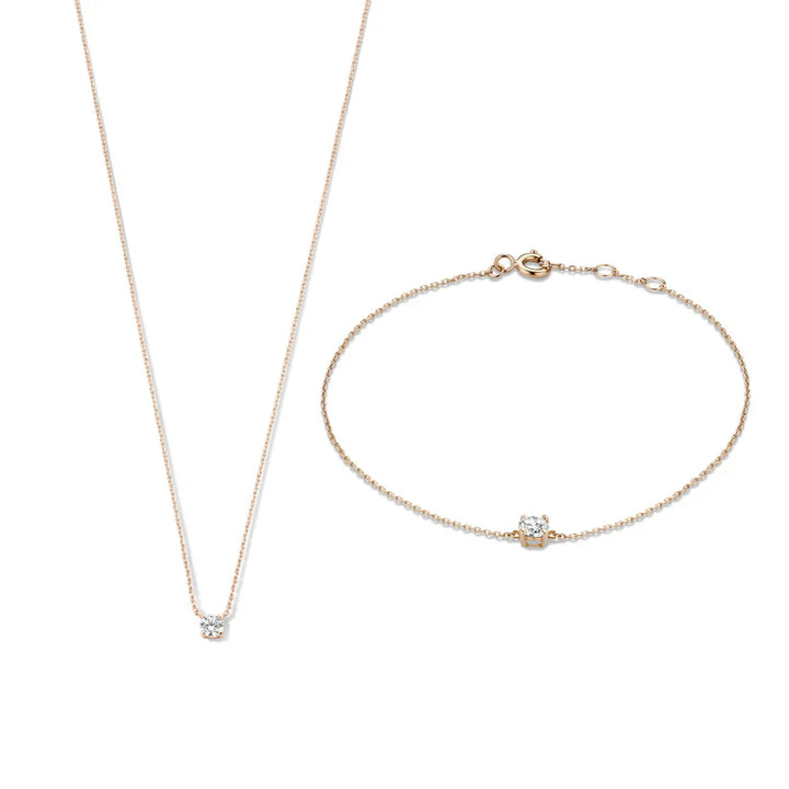 Ensemble de pierres Moissanite Cléa | Or