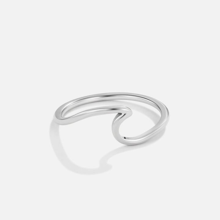 Bague Imari Vague Argentée