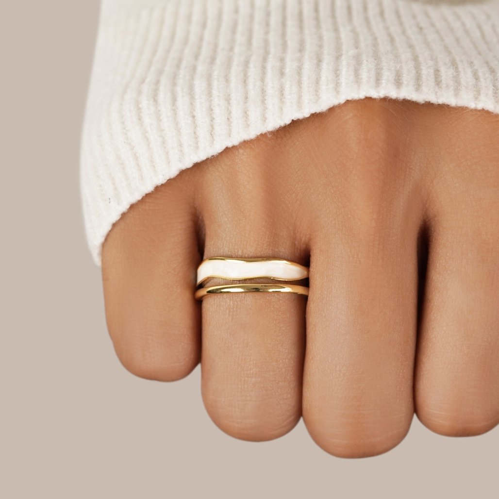 Espoir - Bague Unique Superposée