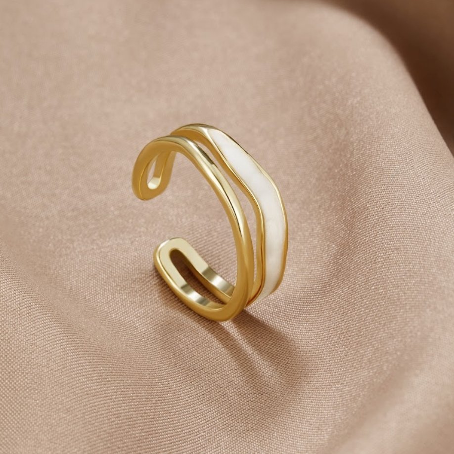 Espoir - Bague Unique Superposée
