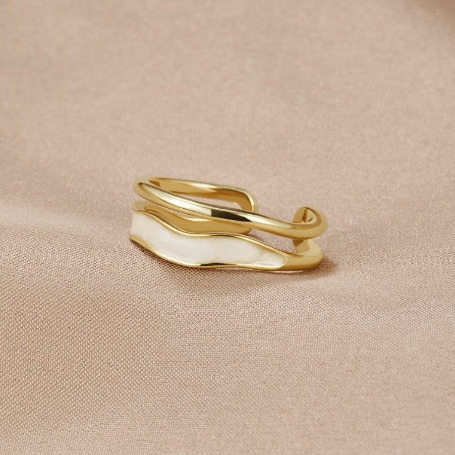 Espoir - Bague Unique Superposée