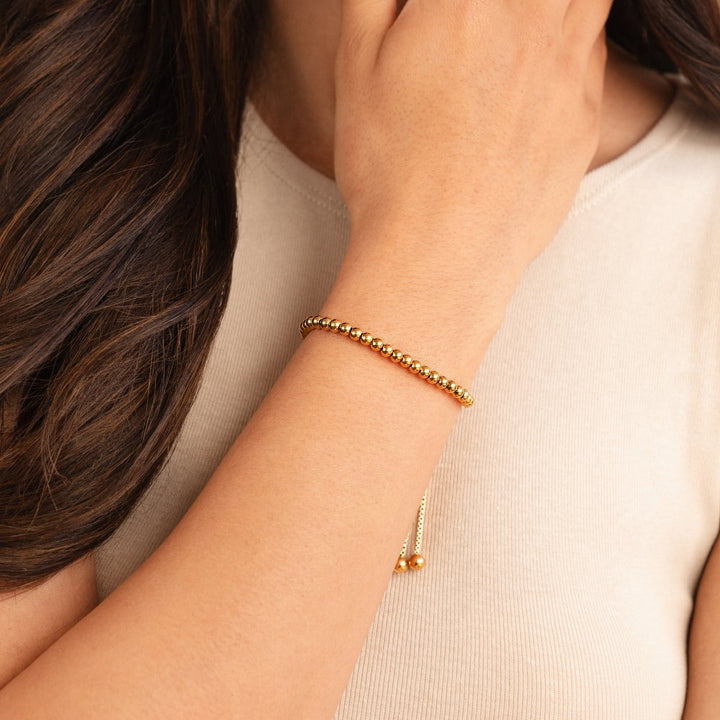 Bracelet en or perlé Nila