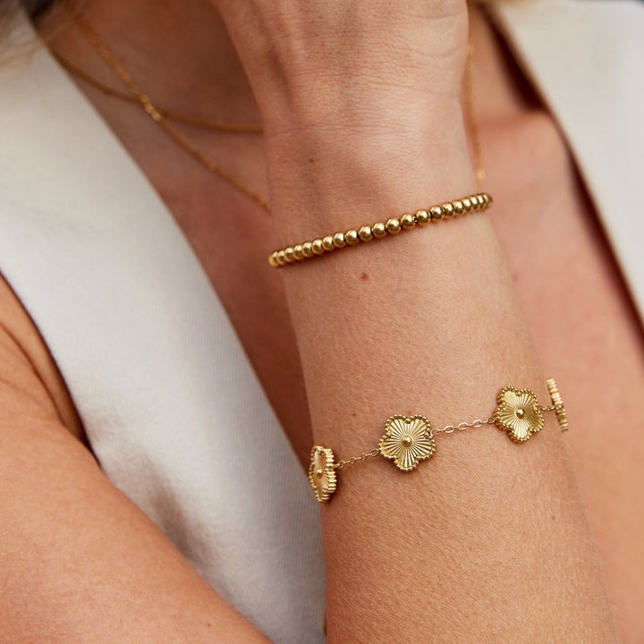 Bracelet en or perlé Nila