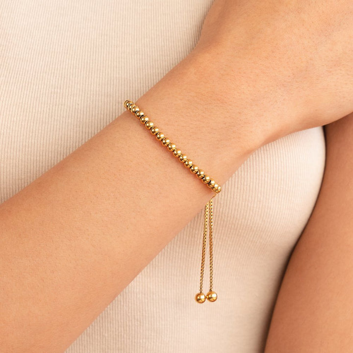 Bracelet en or perlé Nila