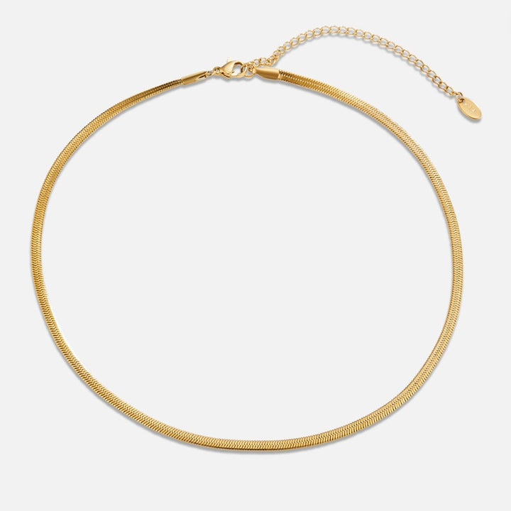 Collier en Chaîne Serpentine en Or