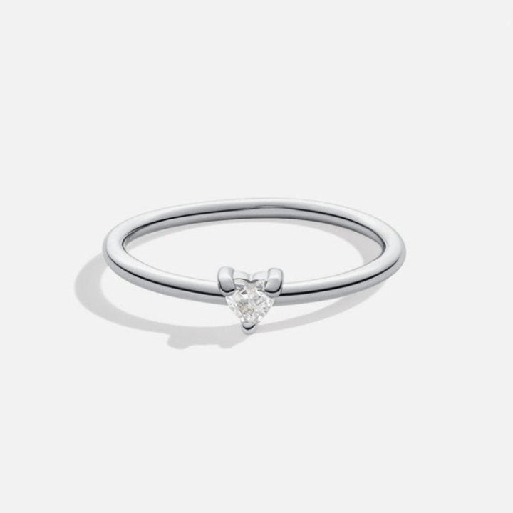 Bague en Cristal en Forme de Cœur 'Petit Amour'