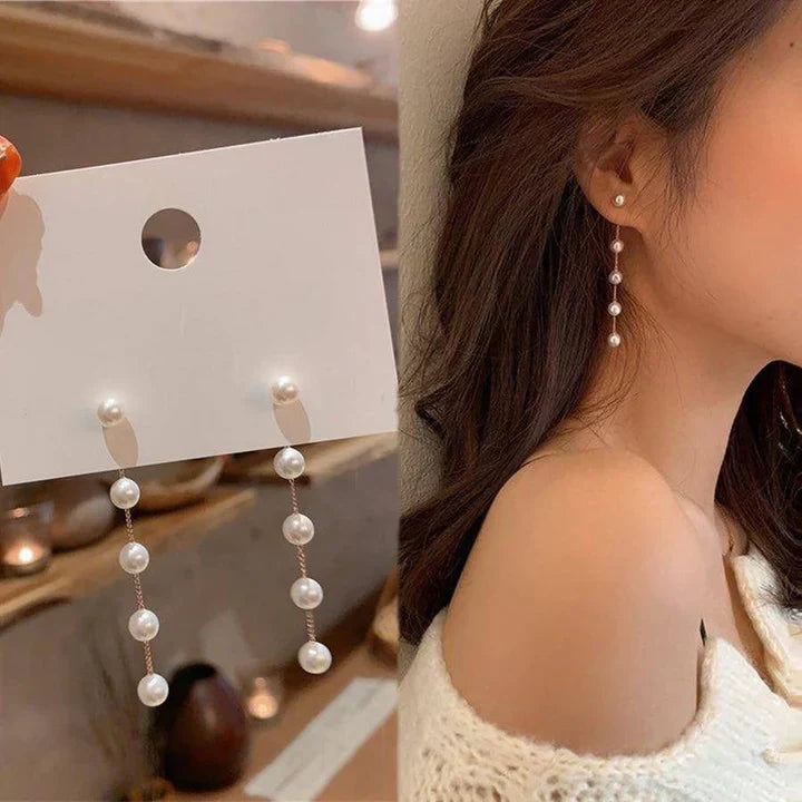 Boucles d'oreilles Silvia Luminara | Or blanc