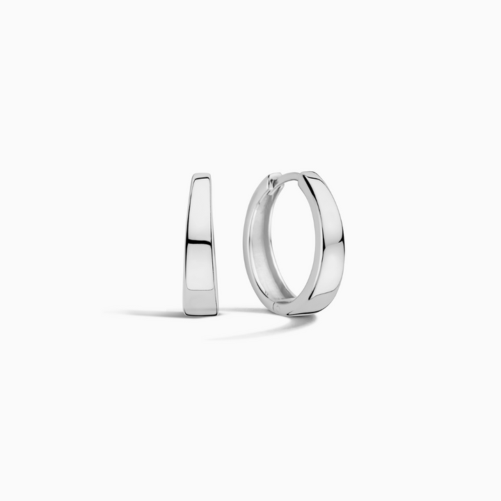 Boucles d'oreilles Gia | Or Blanc